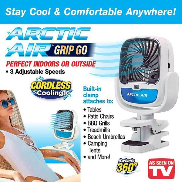 Mini Ventilador de Aire Frío 3 en 1 con Pinza