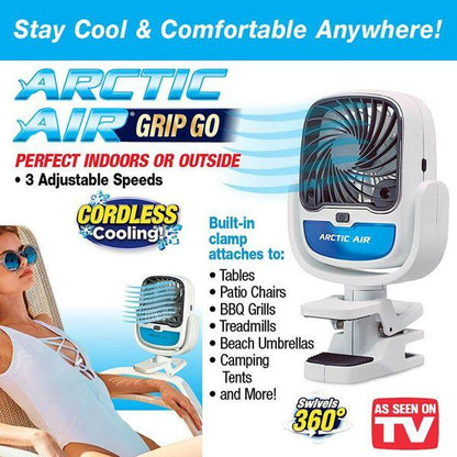 Mini Ventilador de Aire Frío 3 en 1 con Pinza